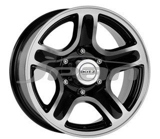 AL,PL,17X8,0 114,30X6 DOTZ HAMMADA DARK ET30/66,1