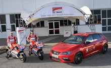Seat Leon Cupra postal uradni avto Ducatijevega MotoGP moštva